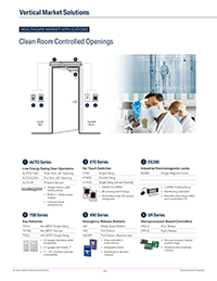 Clean Room Controlled Openings Article