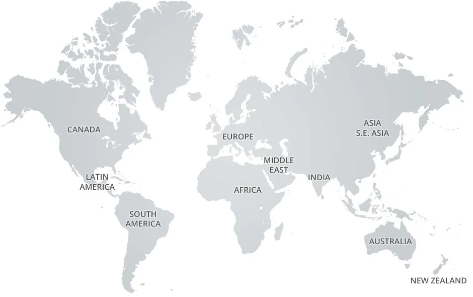 International Distributors & Sales Support Centers